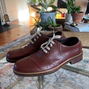 Cole Haan Brown Leather Oxford Shoes- Size 8 1/2